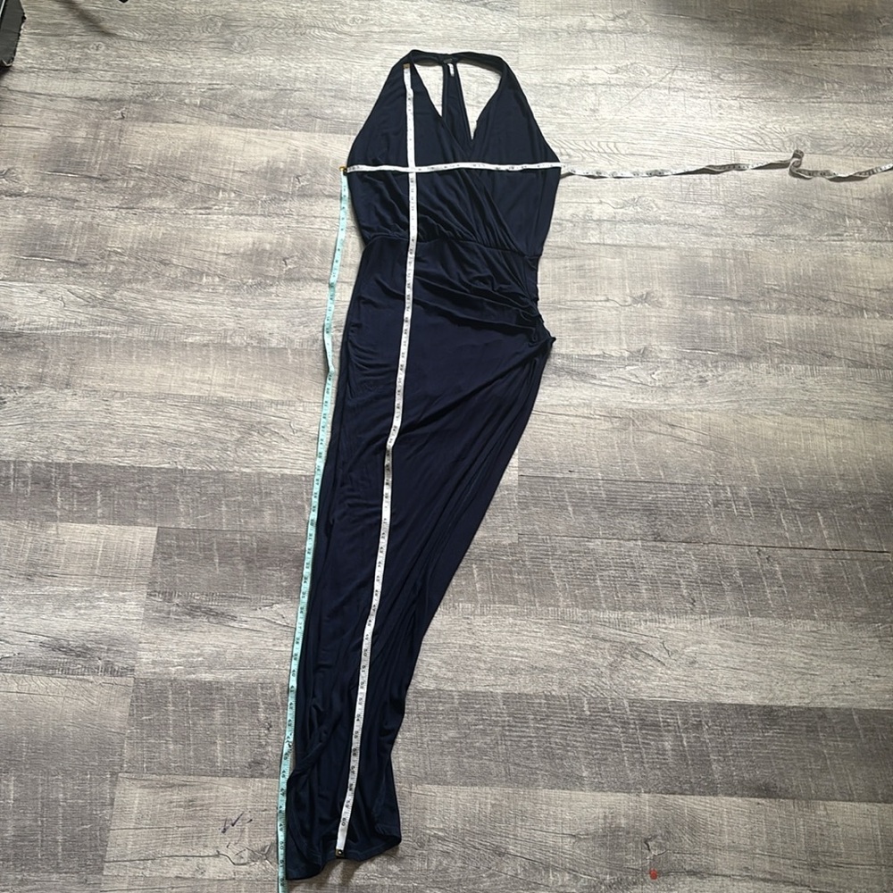 Young Fabulous and Broke High Split Halter Neck Maxi Dress - Picture 3 of 9